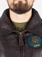 Куртка льотна шкіряна MIL-TEC Sturm Flight Jacket Top Gun Leather with Fur Collar 10470009 2XL Brown (2000980537358) - зображення 4