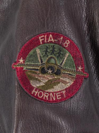 Куртка льотна шкіряна MIL-TEC Sturm Flight Jacket Top Gun Leather with Fur Collar 10470009 2XL Brown (2000980537358) - зображення 6