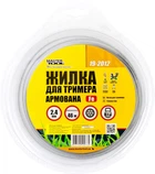 Леска для триммера Mastertool корд со стальным сердечником 2.40 мм 46 м (блистер) (19-2012)
