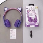 Наушники Bluetooth с ушками и подсветкой Cat Miu Star P47 Рurple 20 Гц-20 кГц (47PNSHC11) TIN66