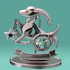 Фігурка Crystocraft зі стразами Swarovski Знак зодіак Козеріг 8 см 0266-001 SL