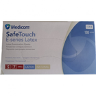 Перчатки латексные Medicom нестерильные опудренные SafeTouch E-Series (размер S) 50 пар - изображение 2