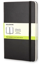 Блокнот Moleskine Classic середній 13 x 21 см нелінований чорний