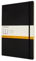 Блокнот Moleskine Classic A4 21 x 29,7 см в лінію чорний м'який