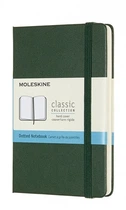 Блокнот Moleskine Classic 9 х 14 см в крапку миртовий зелений