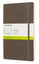 Блокнот Moleskine Classic середній 13&nbsp;x 21 см нелінований коричневий м'який