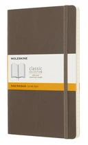Блокнот Moleskine Classic середній 13 x 21 см в лінію коричневий м'який