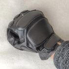 Мужские тактические кожаные перчатки для военных (спецназ) без подкладки GlovesUA мод.312а р.9 черные - изображение 2