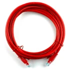 Патч-корд Ritar RJ-45, Cat.5e, CU, медь, 1.5м красный (PCR-CU/1.5Rd / 04272)