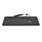 Клавіатура USB JEDEL K52, довжина кабелю 170см, (Eng/Укр/Рус), (483х188х35 мм) Black, 104к,