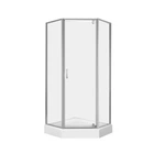 Душевая кабина Qtap Leo CRM10995-AC6 Clear 2020x900x900 мм + поддон Diamond 309912 90x90x12 см с сифоном