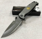 Нож тактический, складной нож карманный для рыблки, охоты, Bounce PS-3924, черный - изображение 2
