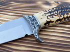 Мисливський ніж Носоріг Подарунок чоловікові на свято Новий рік - зображення 3