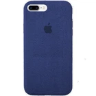 Чохол Alcantara Алькантара для iPhone 7 Plus (05) Dark blue темно синій