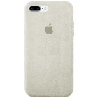 Чехол Alcantara Алькантара для iPhone 7 Plus (04) Antique white молочный