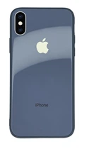 Чехол стеклянный Glass case для IPhone Xs max (10) Lavender Gray лавандо серый
