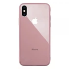 Чехол стеклянный Glass case для IPhone Xs max (14) Blueberry черника