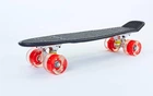 Скейт Пенни Борд Penny Led Wheels 5672-5 черный со светящимися колесами