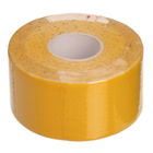 Кінезіо тейп пластир Kinesio Tape SP-Sport 5504-2,5 ширина 2,5см довжина 5м Yellow - зображення 1