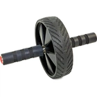 Колесо для пресса одинарное ролик для пресса Zelart My Fit 4243 Black d-19см