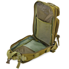 Рюкзак тактический патрульный рейдовый Silver Knight 3P 35 литров Olive - изображение 7