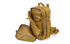 Рюкзак тактический патрульный однолямочный SILVER KNIGHT 5386 30 литров хаки - изображение 6