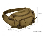 Штурмовая армейская тактическая сумка 2 в 1 Защитник 138 хаки - изображение 12