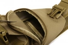 Армійська нагрудна сумка рюкзак з портом USB Захисник 128 хакі - зображення 7