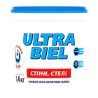 Sniezka ULTRA BIEL снежно-белая акриловая краска для стен и потолков 1.4кг
