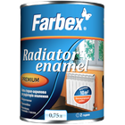 Эмаль стирол-акриловая Farbex для радиаторов отопления (0.75 л)