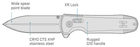 Складной нож SOG Pentagon XR(12-61-02-57) - изображение 4