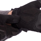Перчатки тактические военные-армейские сенсорные M-PACT с защитой костяшек кулака дышащие, боевые M Черный MPT72008 - изображение 2