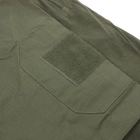 Тактическая футболка с коротким рукавом Lesko A416 Green S мужская на змейке с карманами камуфляжная убокс - изображение 10