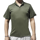 Мужская тактическая футболка с коротким рукавом Lesko A817 Green размер S форменная - изображение 4