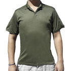 Чоловіча тактична футболка з коротким рукавом Lesko A817 Green розмір XXL формений - зображення 4