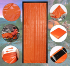 Спасательный спальный термомешок 213х90 см Оранжевый (n-779) - изображение 2