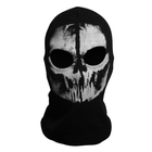 Балаклава маска підшоломник бафф з черепом привид Call of Duty Ghost унісекс коттон (49152-Нов)