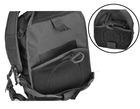 Сумка-рюкзак тактическая военная Kronos A92 800D Черная (gr_010092) - изображение 5