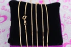Ланцюг Xuping Jewelry квадратний палять 50 см 1,5 мм золотиста
