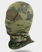 Балаклава НАТО MULTICAM МУЛЬТИКАМ/камуфляж/подшлемник /маска/ (745160449) Зеленая