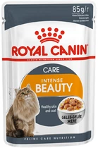 Влажный корм Royal Canin Intense Beauty в желе для котов с чувствительной кожей и проблемной шерстью 85 г