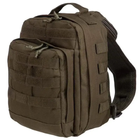 Тактический рюкзак однолямочный 9L Silver Knight с системой M.O.L.L.E Olive(115-olive) - изображение 2