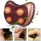 Массажная подушка MASSAGE PILLOW QY-8028 инфракрасный роликовий массажер