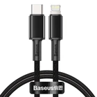 Кабель Lightning > USB Type-C Baseus High Density Braided PD 20W 1.0m (CATLGD-01) Black