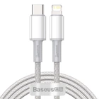 Кабель Lightning > USB Type-C Baseus High Density Braided PD 20W 2.0m (CATLGD-A02) White
