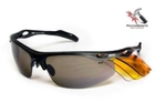 Спортивные защитные очки со сменными линзами AVK Vento 01 тактические - изображение 1