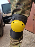 Наколенники тактические защитные противоударные REIS армейские желтые - изображение 4
