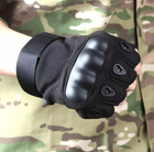 Перчатки без пальцев Combat размер XL (военные, штурмовые, походные, армейские, защитные, охотничьи) Оригинал Черный - изображение 4