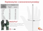 Захисні рукавички від порізів з шкіряним покриттям ATG MaxiCut 34-450 LP тактичні 8 М зелено сірі - зображення 2