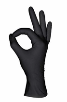Перчатки нитриловые M черные Mediok неопудренные 100 шт - изображение 2